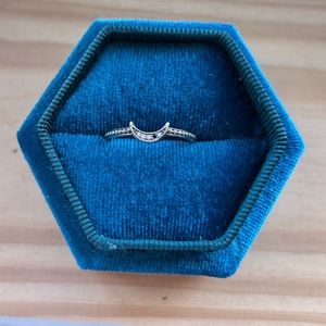 Pandora Crescent Moon Ring